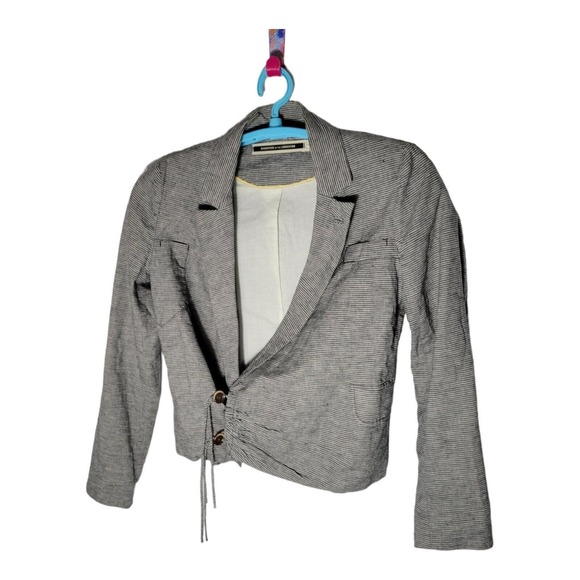 Anthropologie Daughters‎ Of The Liberation Women's Size S Small Linen Blazer - Picture 3 of 10